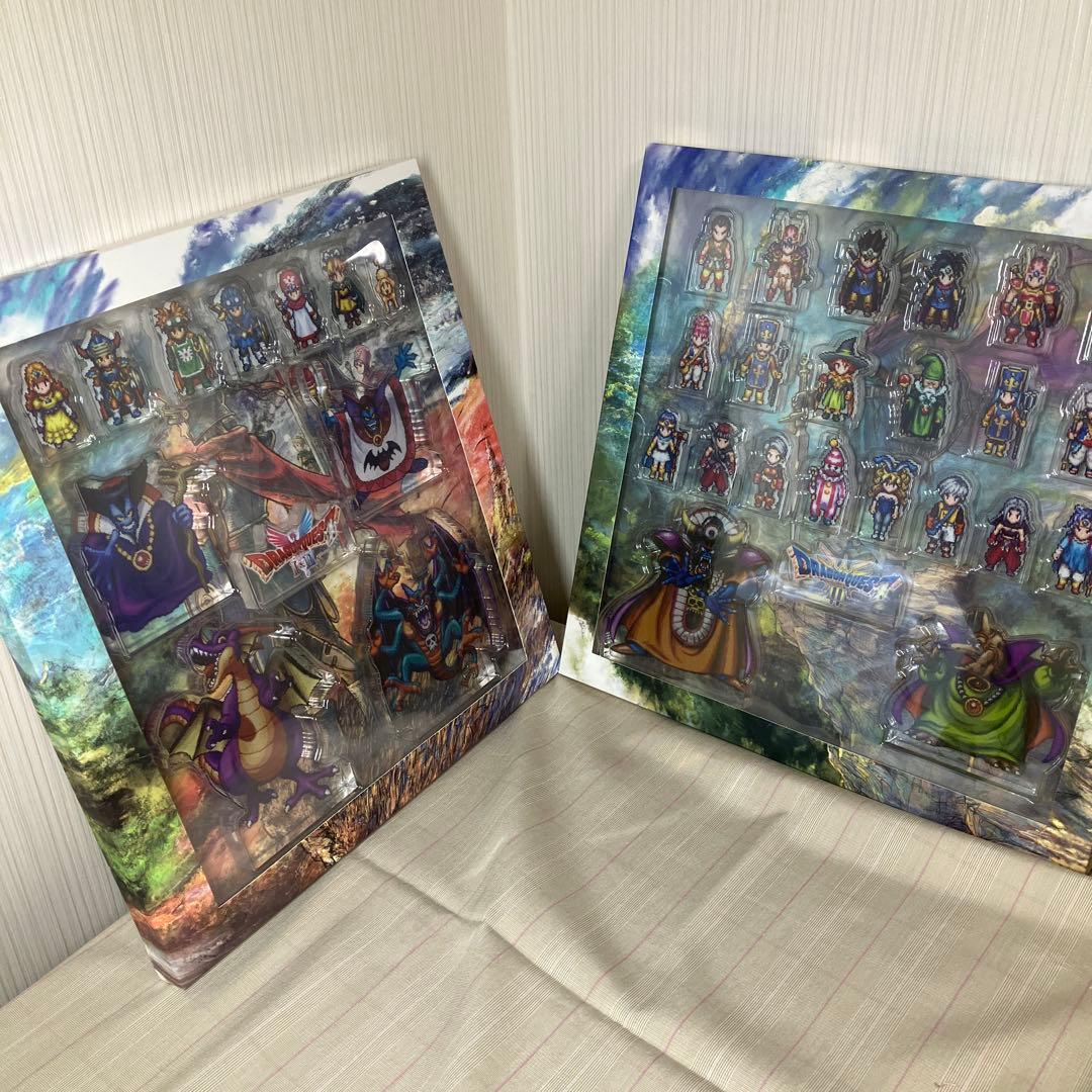 ドラクエ1＆2とドラクエ3 コンプリートセットのアクリルブロック
