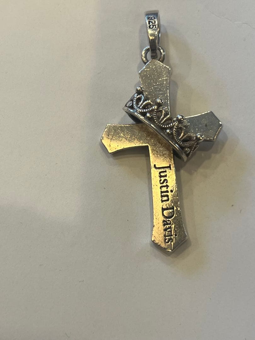 Justin Davis クロスペンダント シルバー925