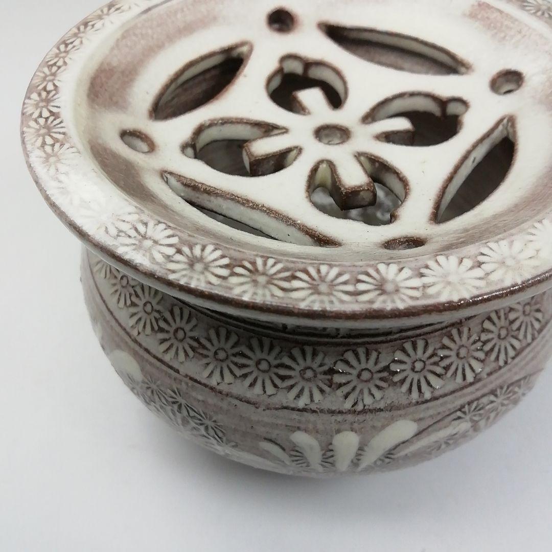 T754 蓋置 『紫三島砂金袋』『森里陶楽 造』 共箱 茶道具 - メルカリ