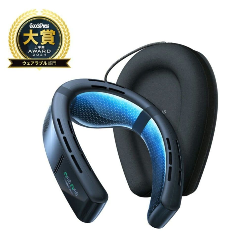 TORRAS COOLIFY Cyber　ネッククーラー ブラック TORRAS [COOLIFY Cyber・2024 Flagship] Neck Air Conditioner