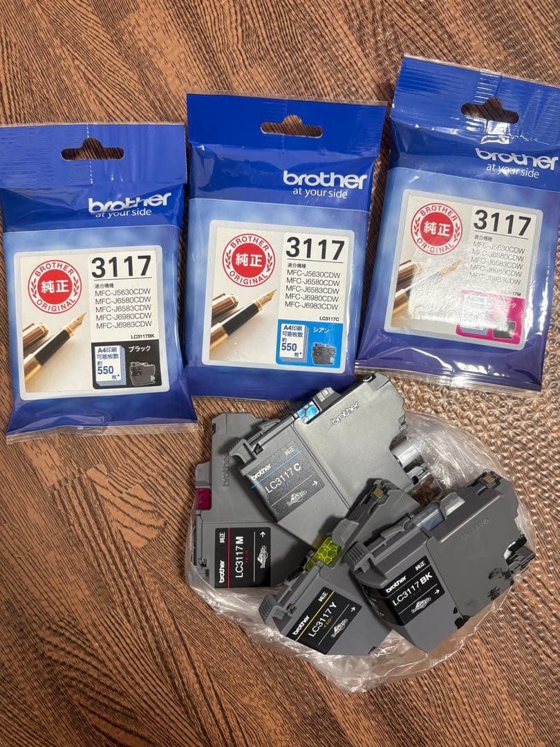 brother 3117 純正インクカートリッジセット - メルカリ