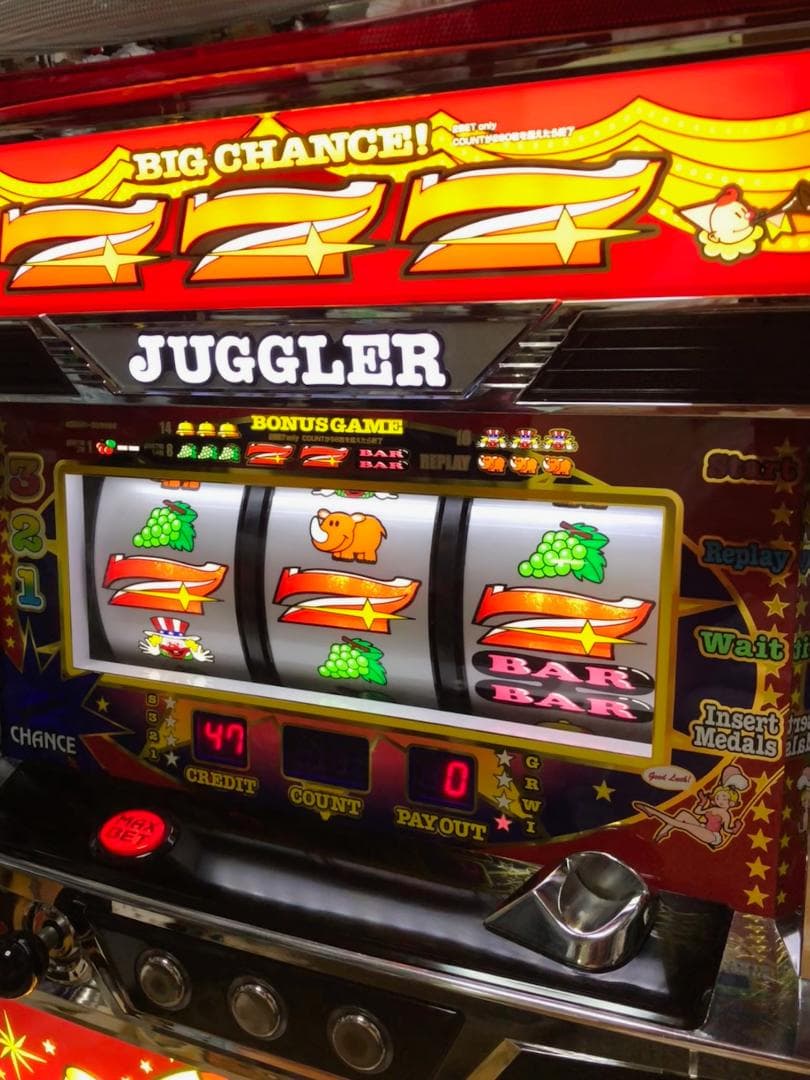 SアイムジャグラーEX-TP【6号機】 （データカウンター付属＆コイン不要