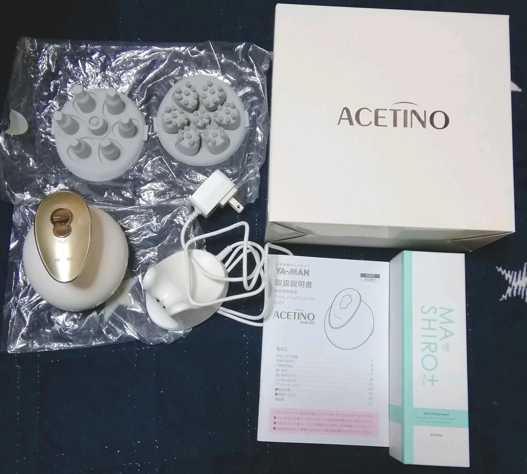 【YA-MAN】アセチノヘッドスパリフト ゴールド YA‐MAN（ヤーマン） ミーゼ アセチノヘッドスパリフト 防水 頭皮