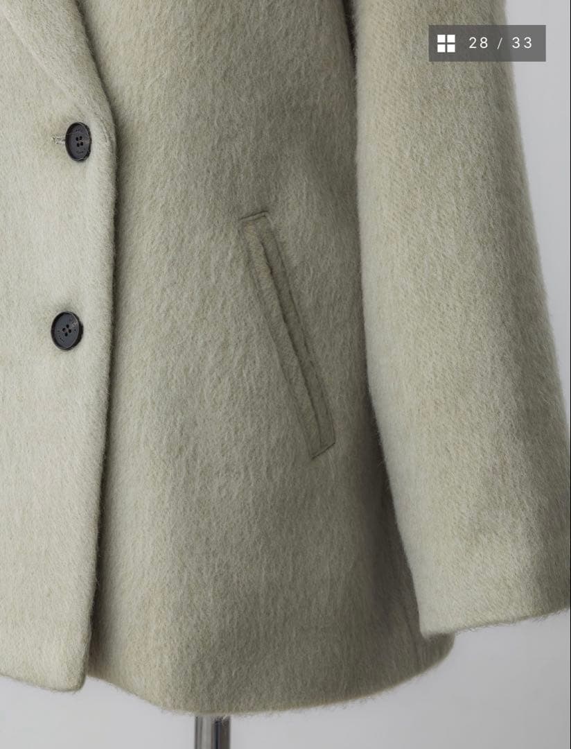 茶葉様専用】クルーレ crewreマイルドシャギーウールPコート サイズ1