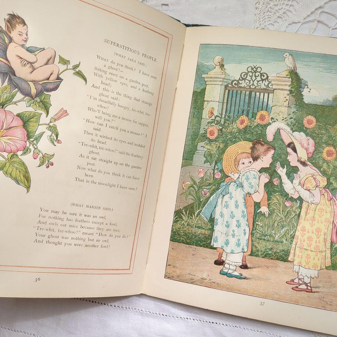 超稀少1881アンティーク絵本 洋書古書 児童書 ヴィクトリアン 初版本