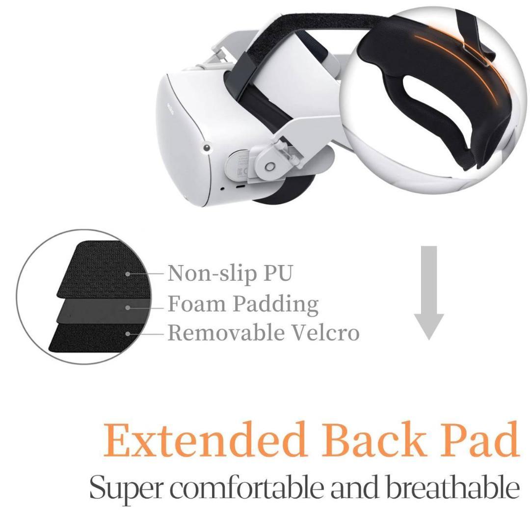 VRヘッドストラップで快適な装着感を実現 完璧なフィット感が、没入