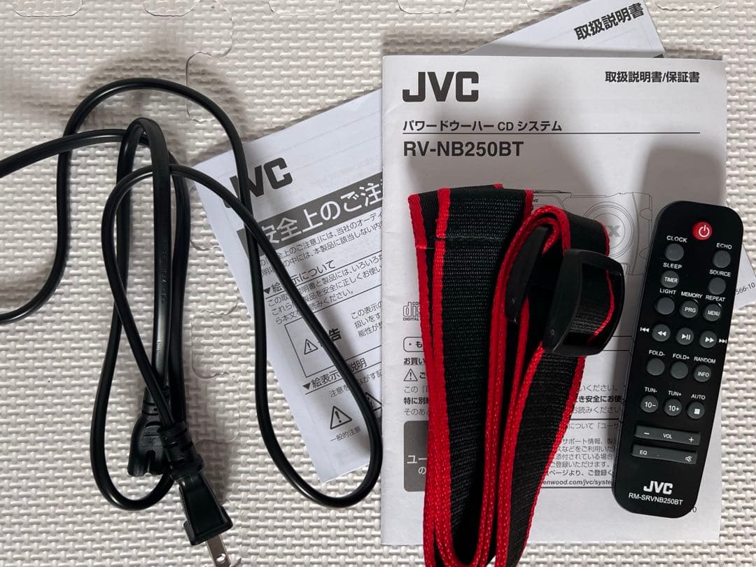 動作確認済】JVC RV-NB250BT 重低音Bluetooth/CD
