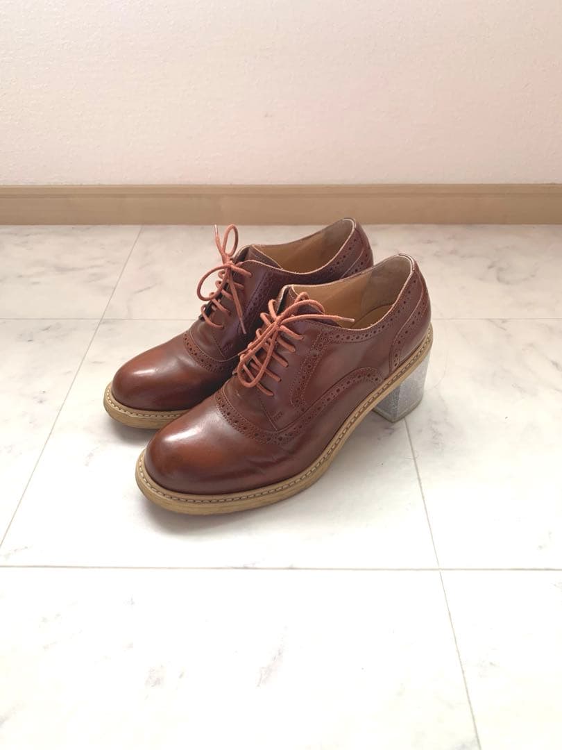 MM6 メゾンマルジェラ　クリアヒールローファー　レースアップシューズ 楽天市場】レビューでクーポン☆MM6 メゾン マルジェラ 革靴 MM6