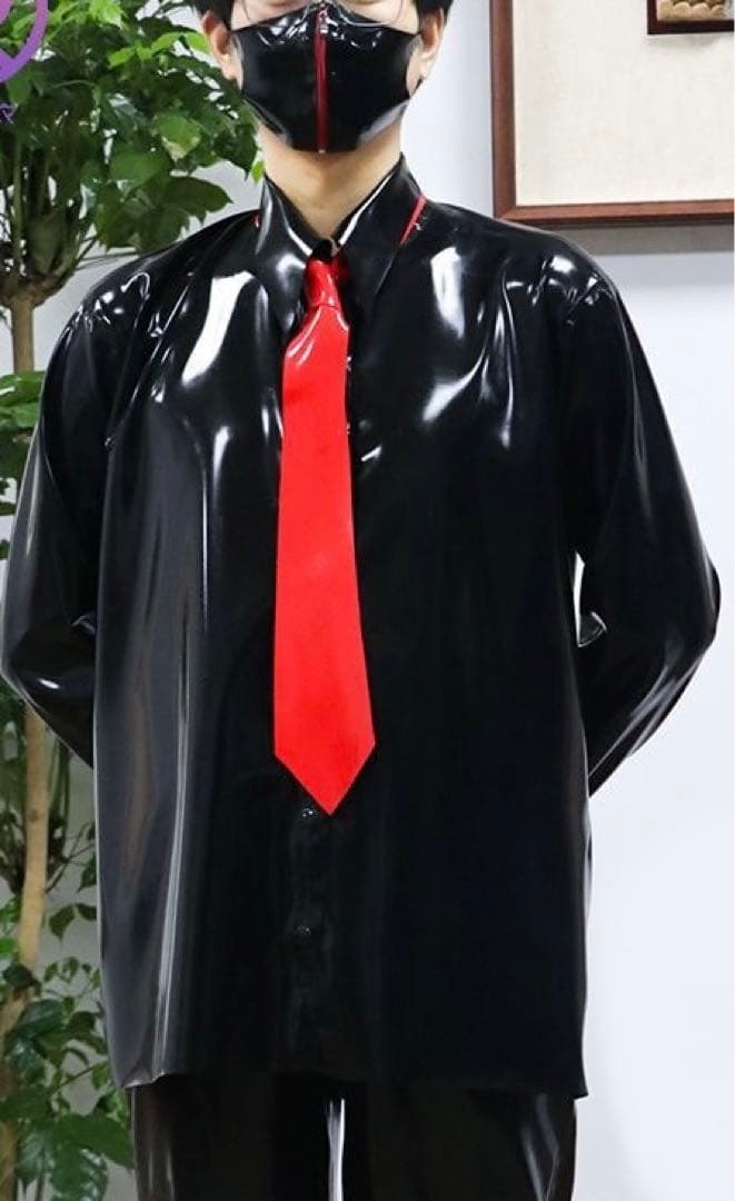 latex clothes rubberスーツセット3点★ラテックス★ラバー