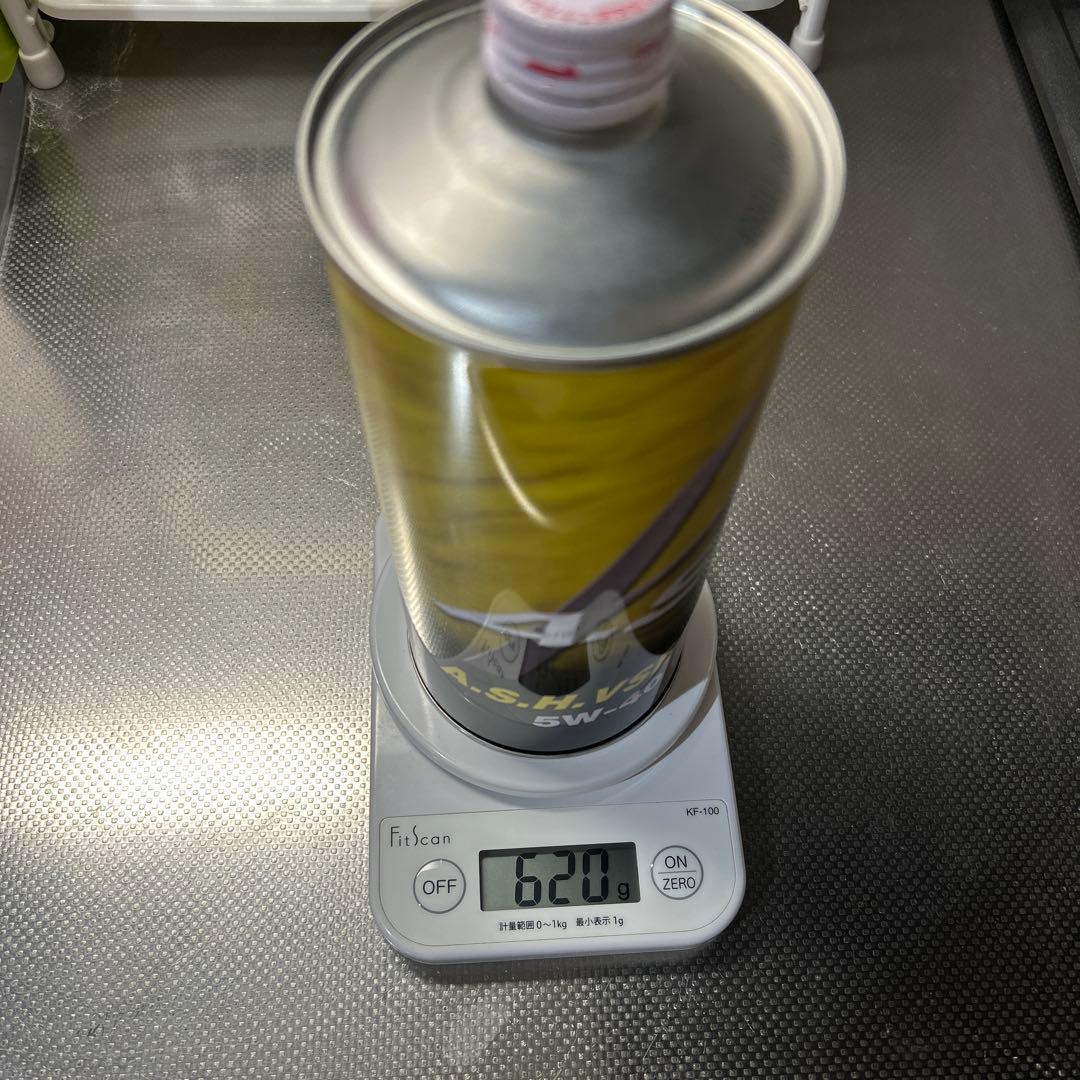 エンジンオイル　A.S.H.VSE 5w-40 未使用1L缶×5本　プラスα