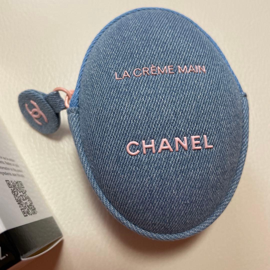 CHANEL LA CRÈME MAIN 50ml 限定版 デニムポーチ付き - メルカリ