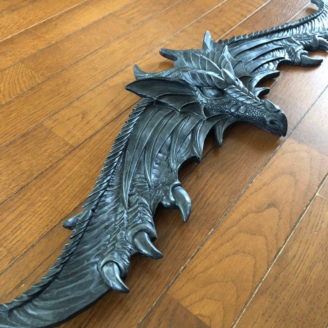 ドラゴン 壁掛け オブジェ 大型 インテリア 龍 店舗装飾 - メルカリ