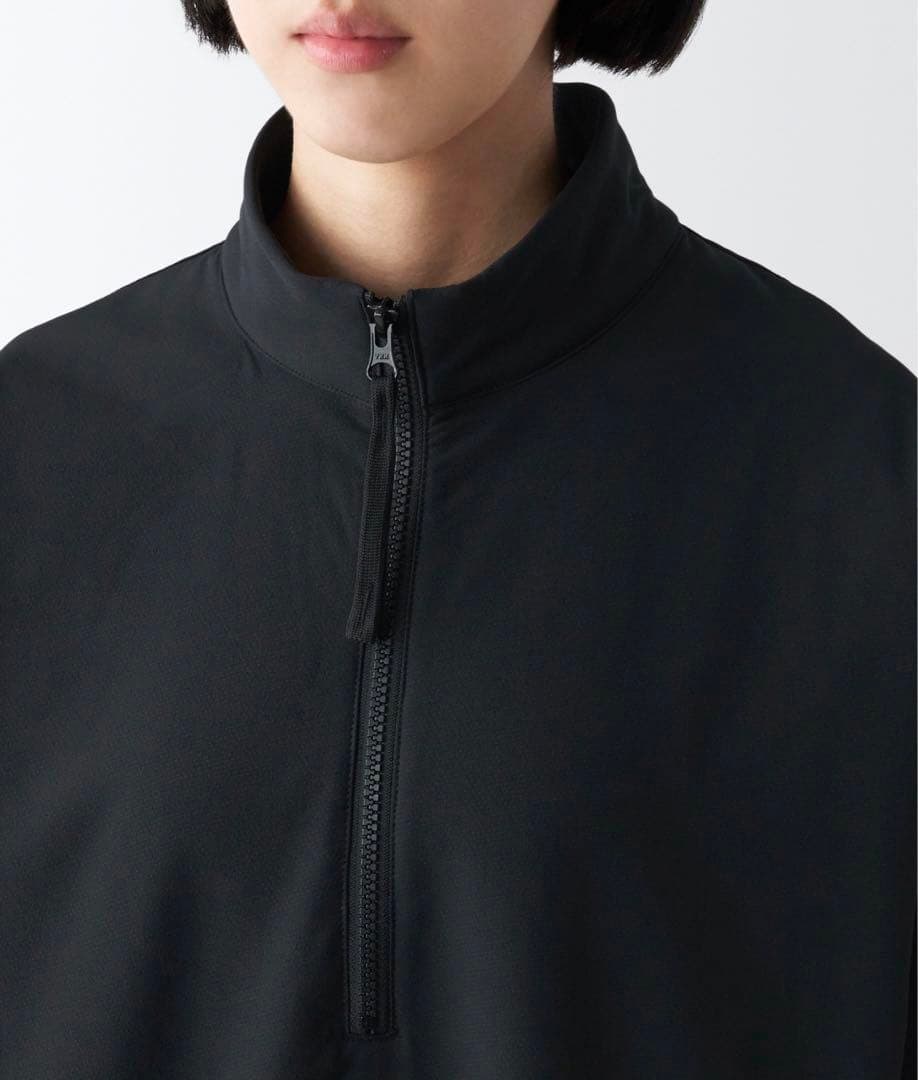 MUJI labo 裏起毛プルオーバー 上下セットMサイズ ブラック 男女兼用