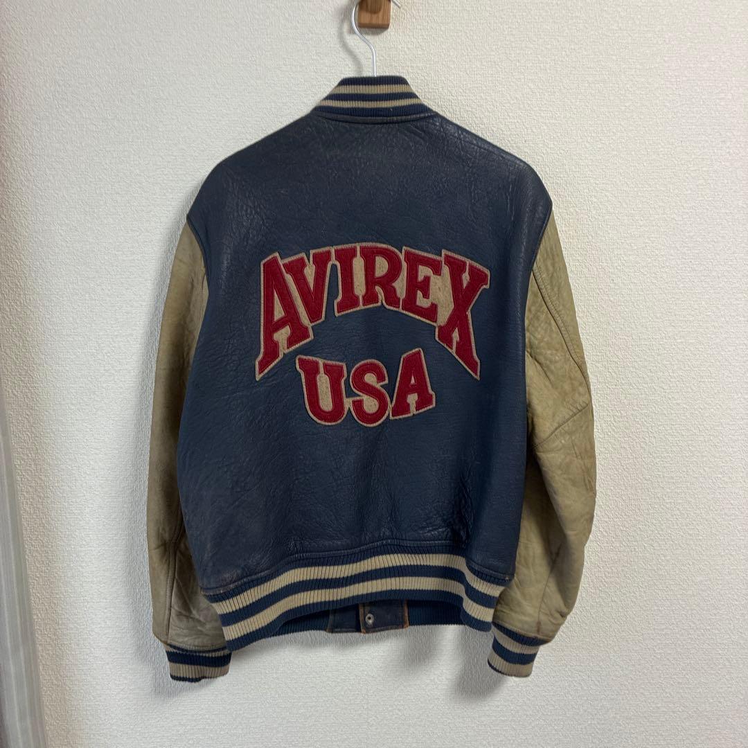 AVIREX USA スタジャン NEWARK ビンテージ AVIREX（アヴィレックス） AVIREX 80s-90s ヴィンテージ オールレザー