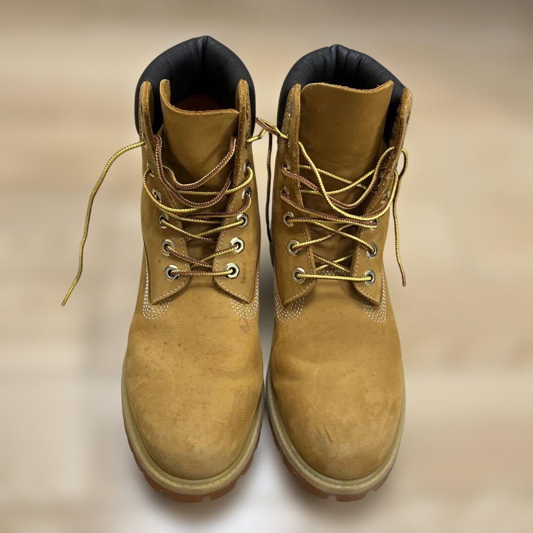 Timberland ベージュ スエード ハイカットブーツ　8.5W