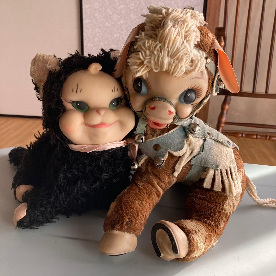 ラシュトン　ラバーフェイスドール　キティ　ネリーメリーちゃん　　ビンテージ ラシュトン ラバーフェイスドール キティ ネリーメリーちゃん