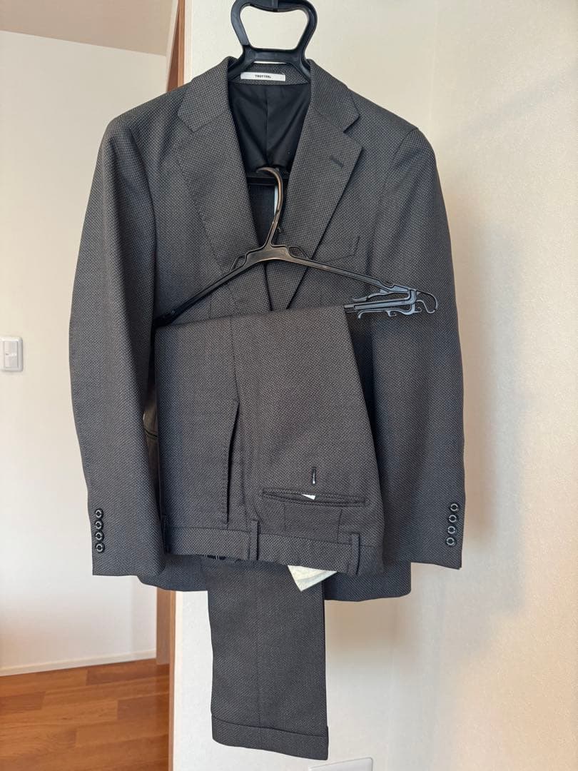 マッキントッシュ　フィロソフィーTROTTIER グレー 柄　スーツ マッキントッシュ フィロソフィー オンラインストア