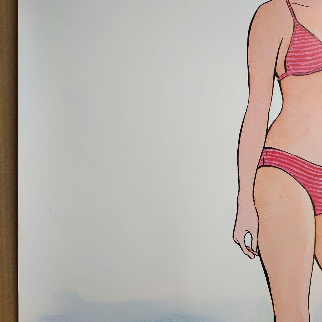 みゆき／音楽編 あだち充 新品 特典ポスター 80年代当時物 アニメ 若松