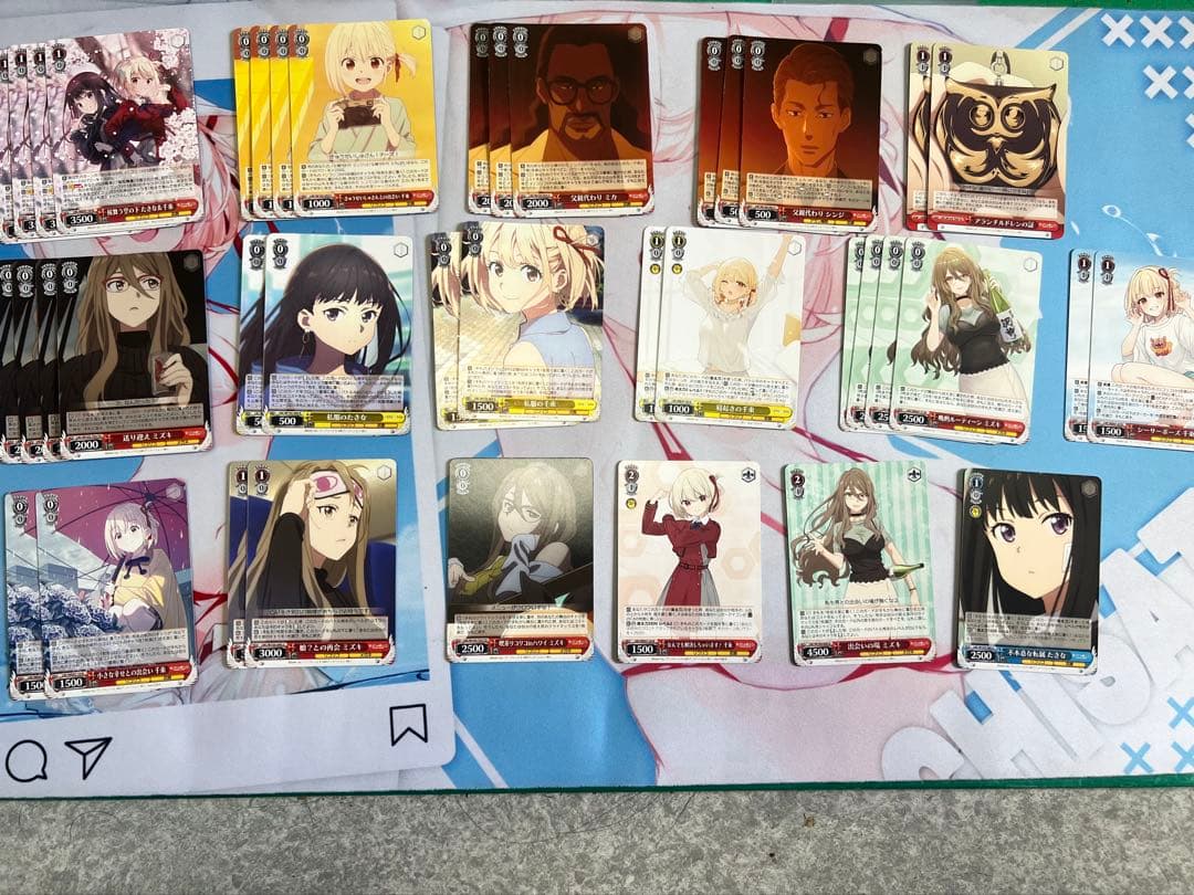 リコリスリコイル まとめ売り デッキ+大量パーツ ヴァイスシュバルツ