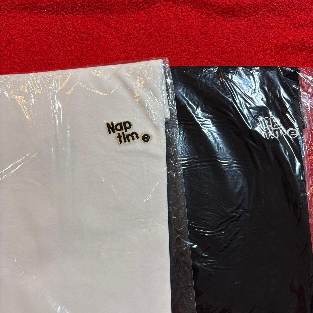 ナップタイム naptime. Nissy 西島隆弘 Tシャツ ブラックホワイト