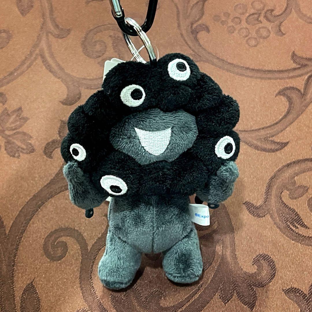 レア 大阪関西万博限定 カラビナ付き 黒ミャクミャク クロミャク 立ち