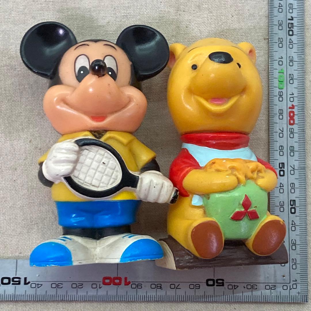 まとめ売り】三菱銀行 非売品 ミッキー プーさん ソフビ貯金箱 - メルカリ