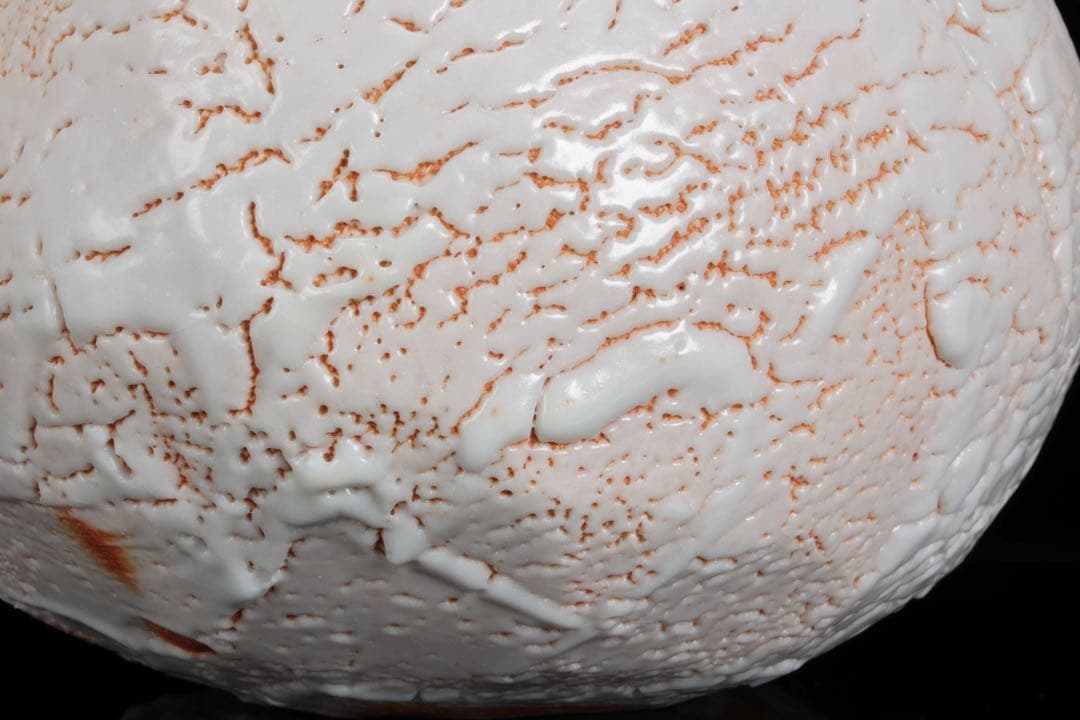 林正太郎 志野壺 共箱 栞付 高さ25㎝ 美濃焼 現代陶芸