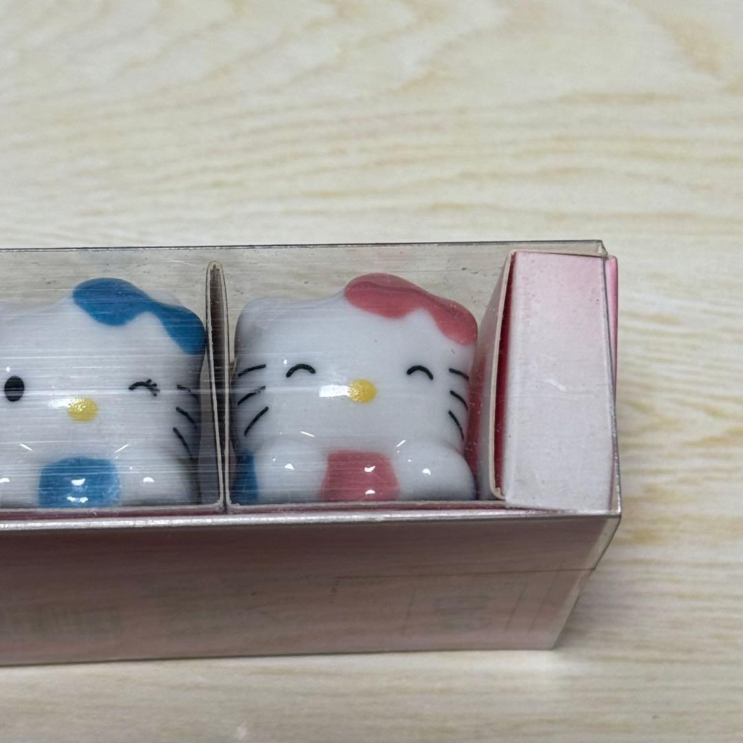 ハローキティ 箸置き 5個セット サンリオ レトロ 陶器 - メルカリ