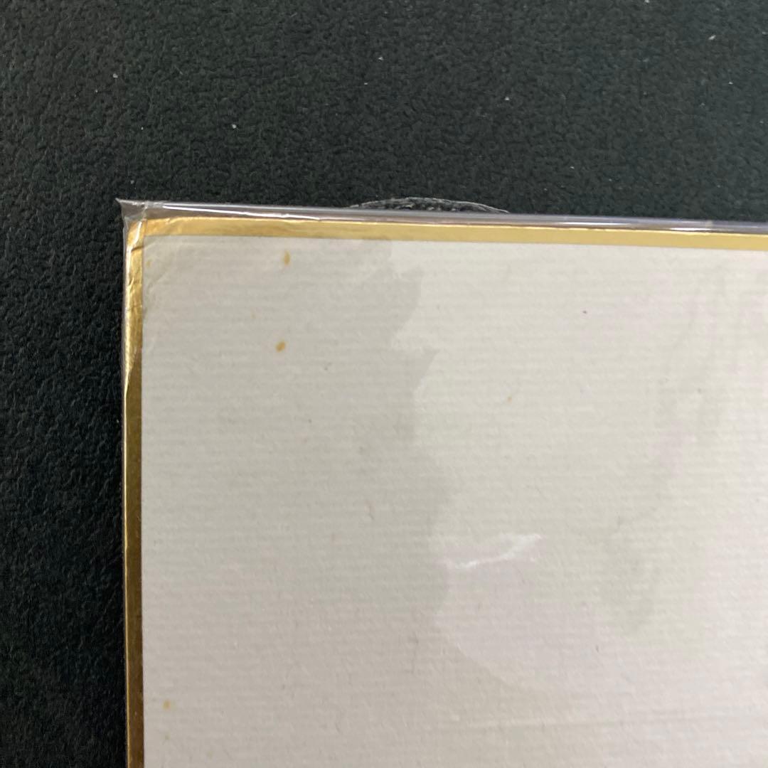 【遊星仮面】 楠高治　サイン色紙　直筆　貴重品