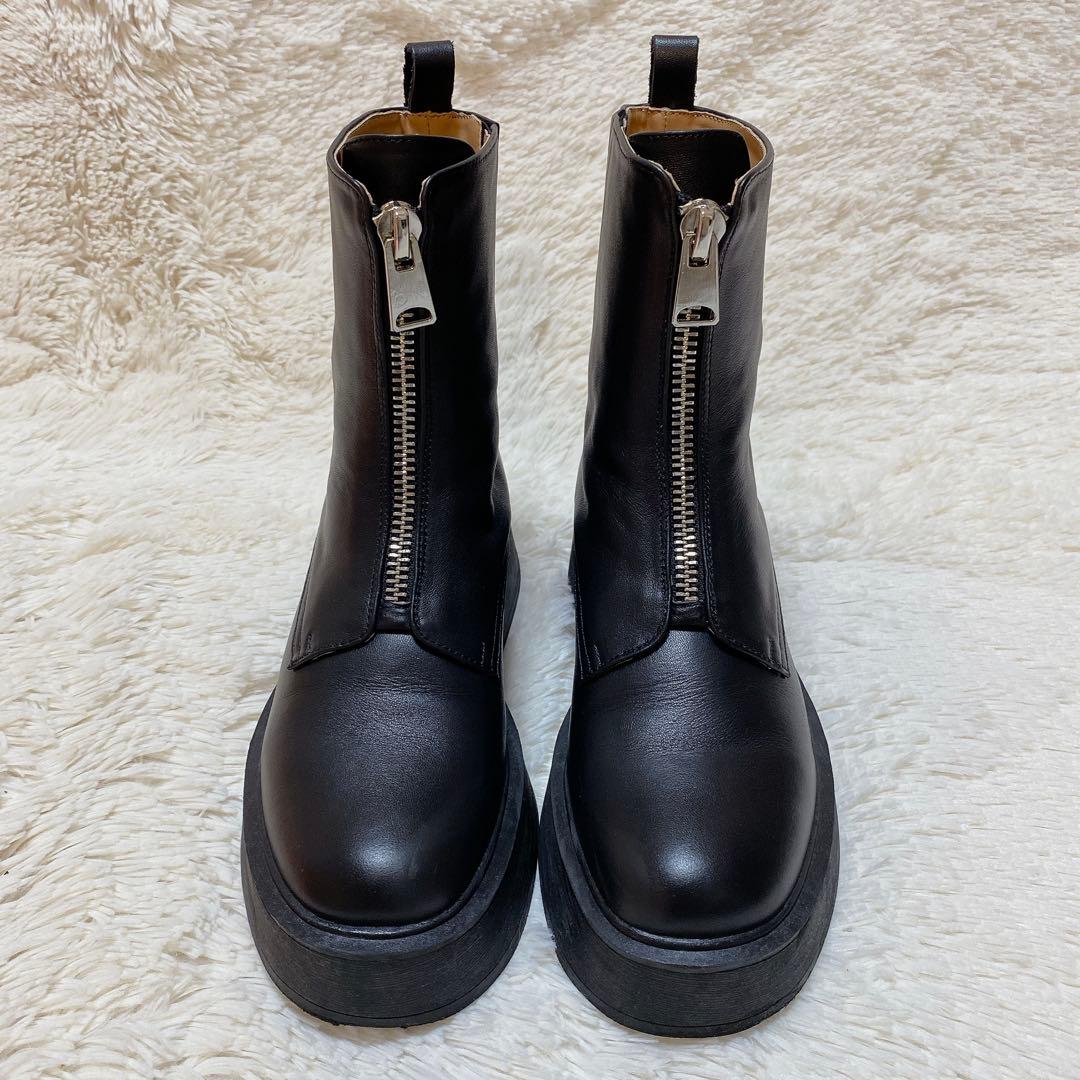 美品✨箱付き REMME レメ センタージップショートブーツ 厚底 2024年