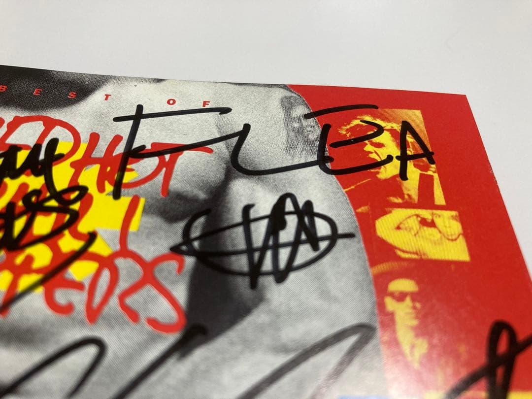 レア レッチリ 直筆 サイン CD red hot chili peppers - メルカリ