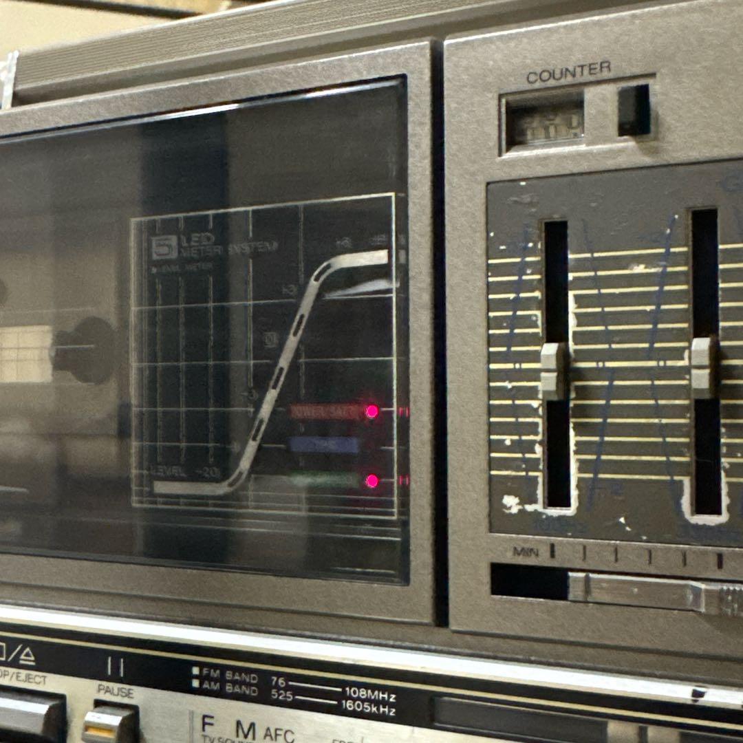 National RX-C45 分離型ラジカセ FM/AMラジオOK昭和レトロ - メルカリ