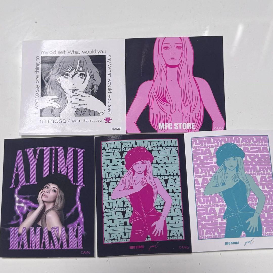 浜崎あゆみ MFC コラボ ステッカー 5種類 - メルカリ