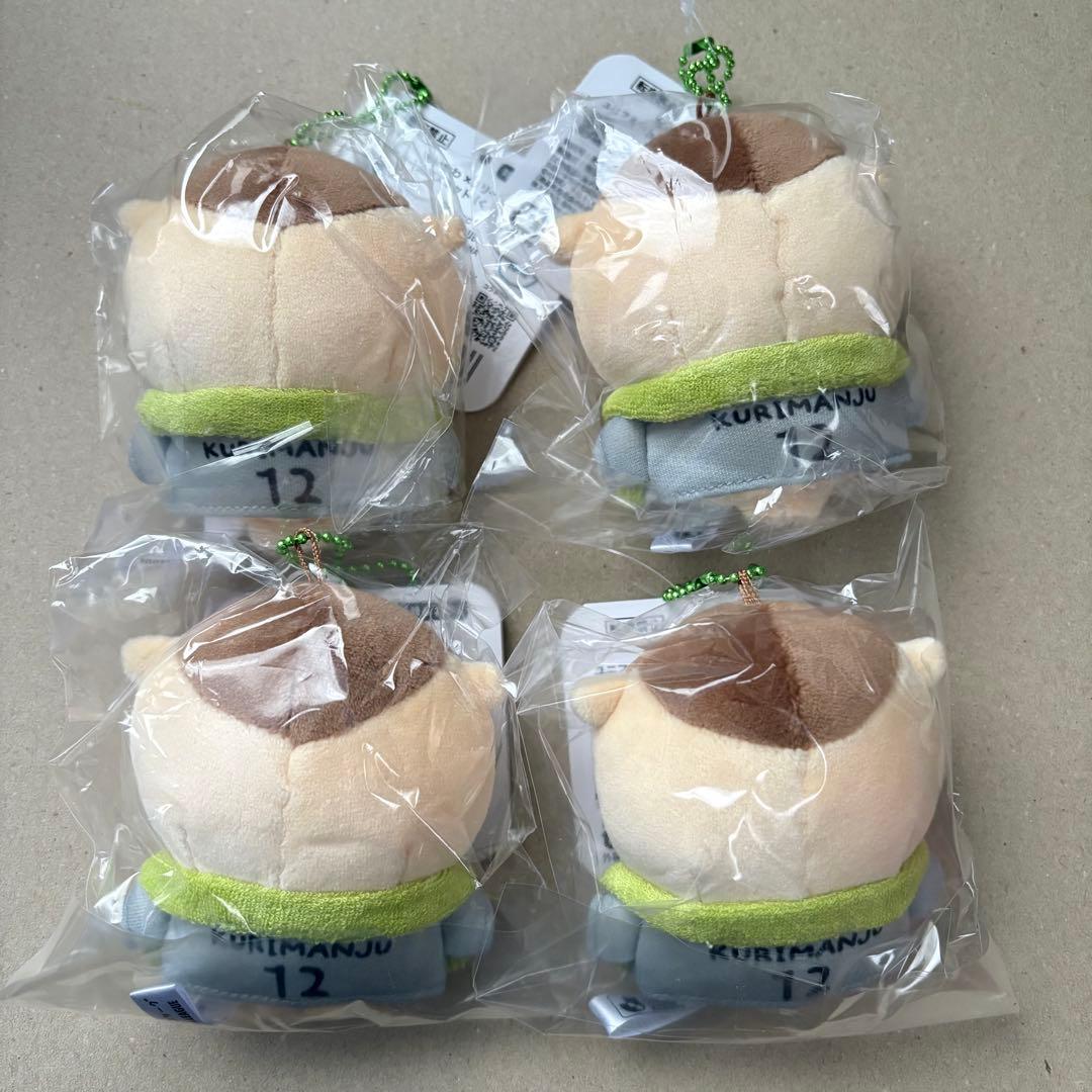 正規品】ちいかわ×Jリーグ ユニフォームマスコット くりまんじゅう×4