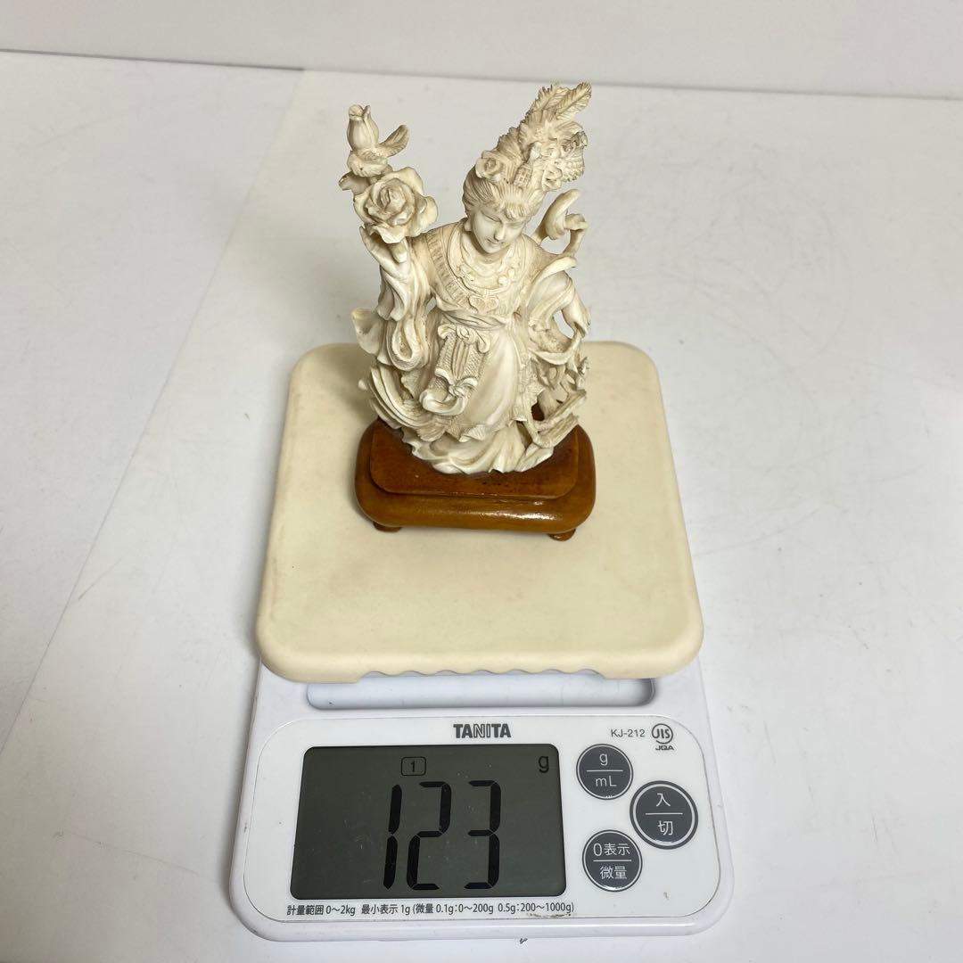 極上　天女　置物　h13.5cm/123g 東K8-0111☆2F タエチ