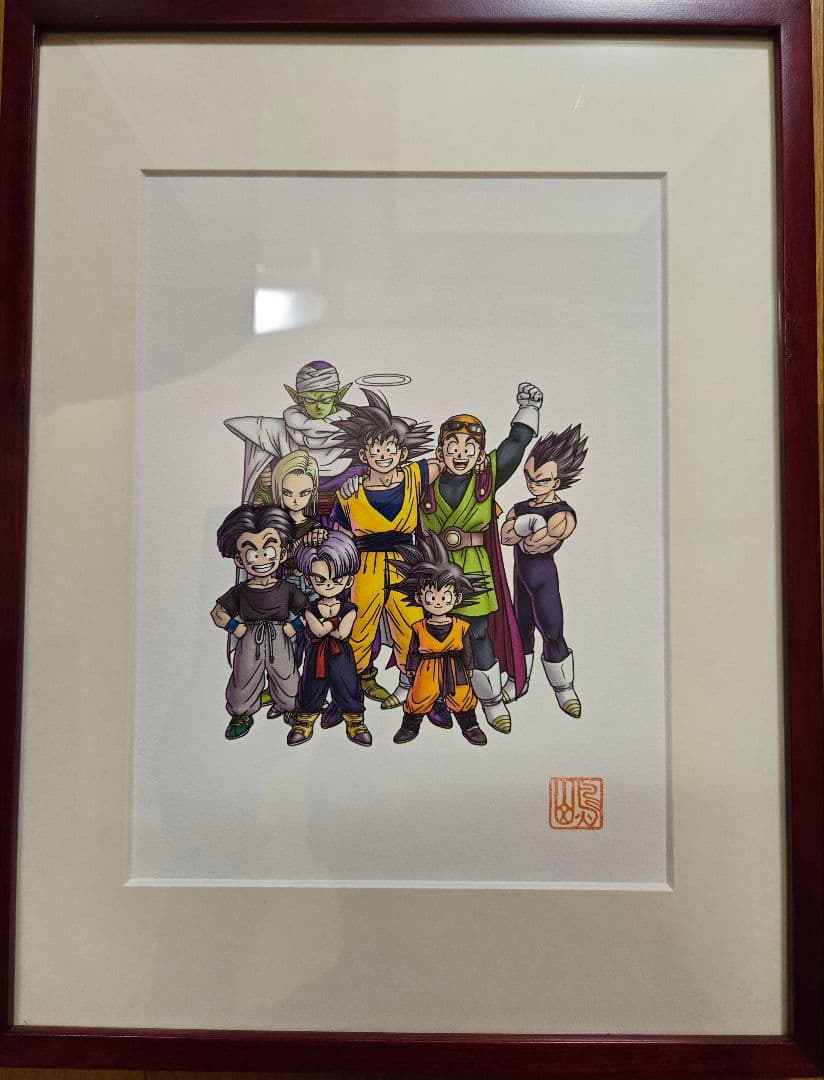 ドラゴンボール 完全版コミックス29複製原画 孫悟空 鳥山明 印鑑