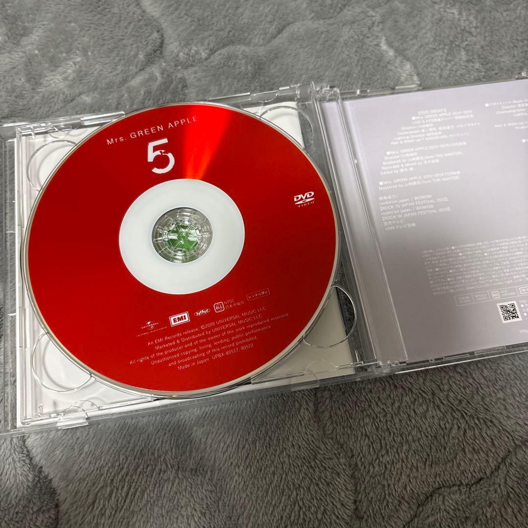 初回限定版 Mrs. GREEN APPLE 「5 」CD＋DVD2枚組 - メルカリ