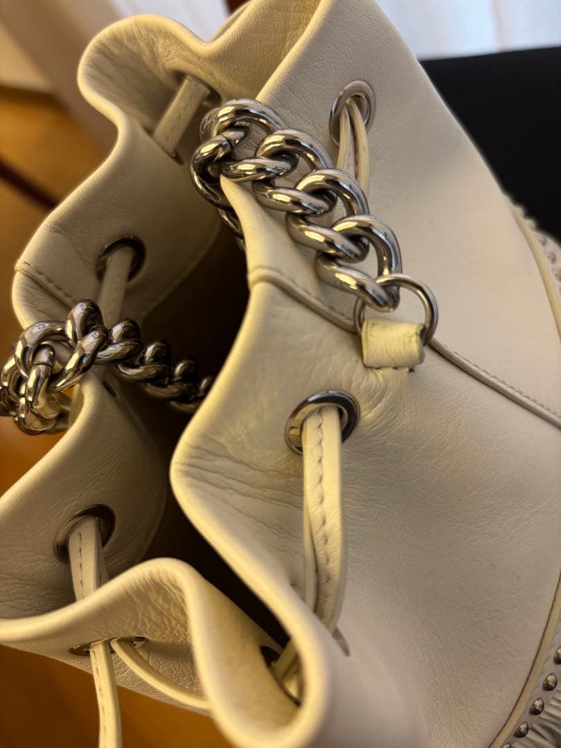 値下げ交渉可⭐︎J&M DAVIDSON フリンジ カーニバル スタッズ 白