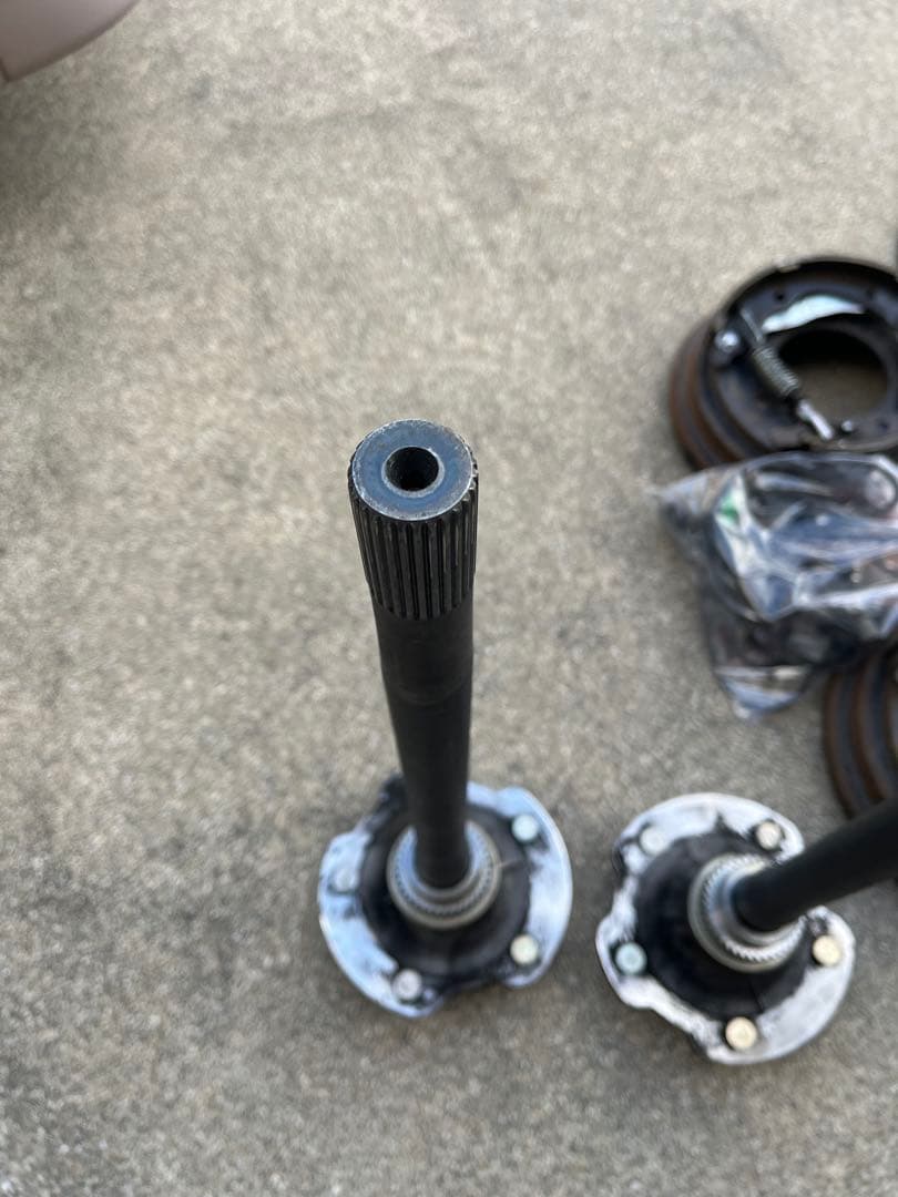 ジムニー jb23 ワンタッチ加工済み バックプレート シャフト - メルカリ