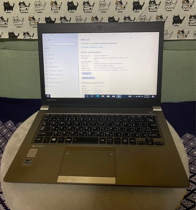 Windowsノート本体 TOSHIBA i5 5200CPU 4GB 128GB SSD pcmax_tei-nt-toshiba-2