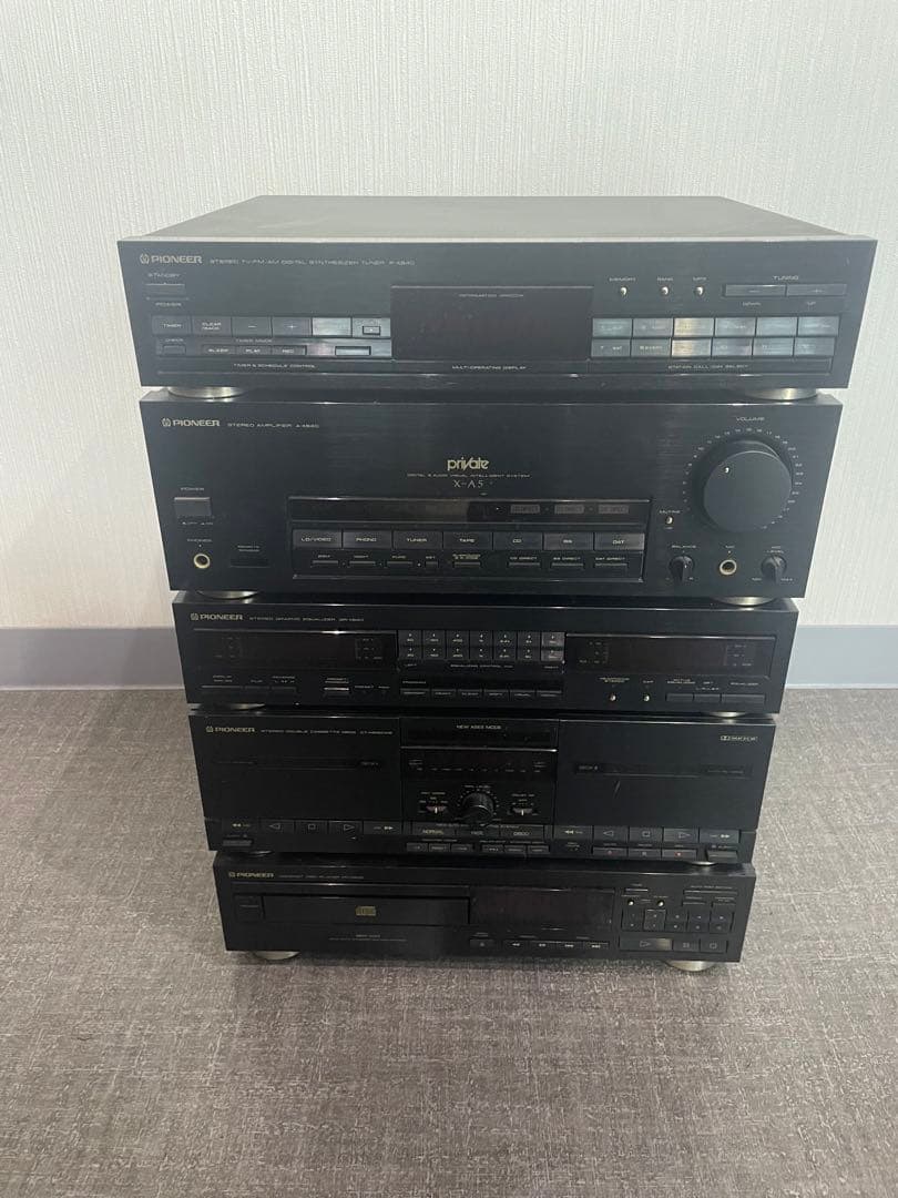 PIONEERパイオニアPRIVATEプライベートX-A5システムコンポ - メルカリ