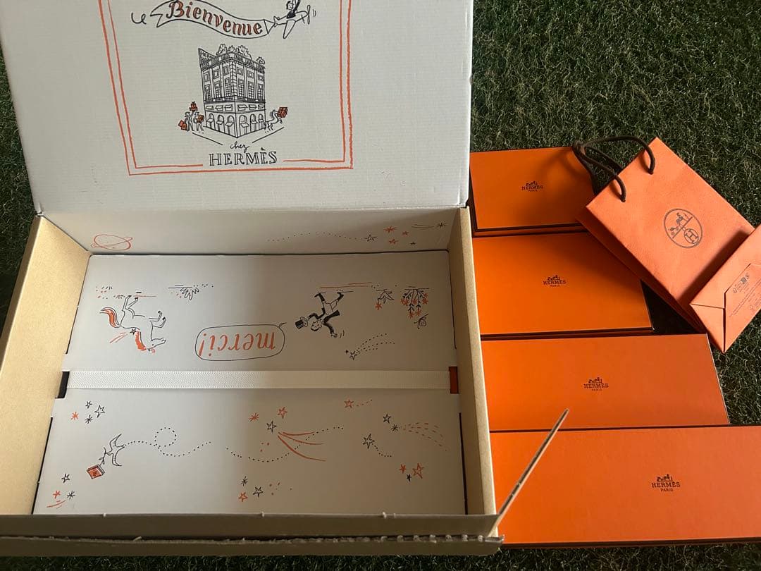 美品/6点セット】エルメス HERMES 空箱 ショッパー オンライン限定箱有