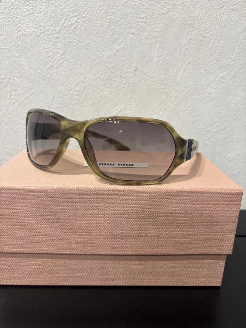 miu miu ミュウミュウ サングラス SMU03H カーキ MIU MIU / ミュウミュウ】04ZSFVAU50D50 Sunglasses（サングラス