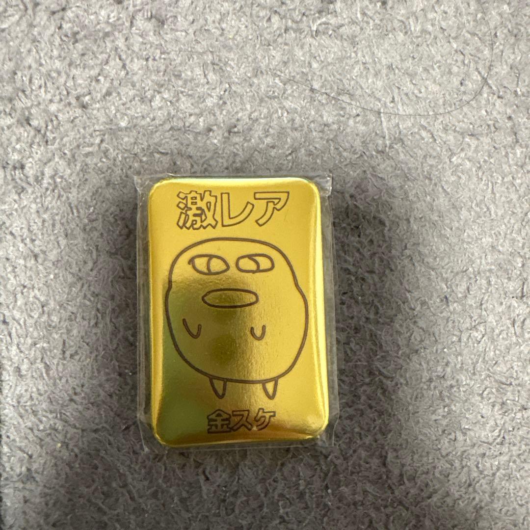 マエスケ 激レア 缶バッチ グリーンバッグ・金スケピンバッジ・ポスト