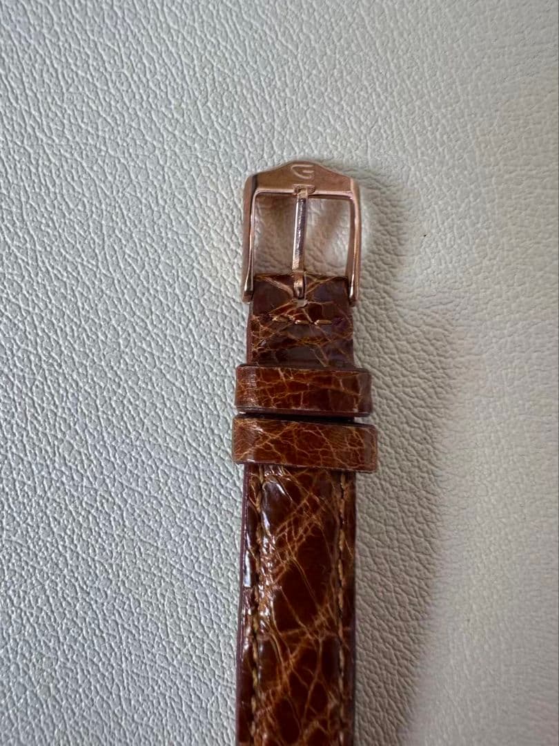 美品」GRUEN CURVEX 腕時計 ピンクゴールド/カッパー
