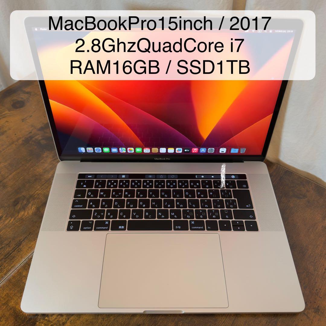 MacBook本体 MacBookPro15inch2.8Ghz4Corei7/16GB/1TB Amazon.com: Apple MacBook Pro 15.4-Inch Retina Laptop Quad i7 2.5