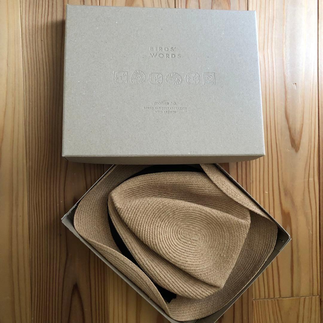 kuma-kuma様専用 マチュアーハ バーズワーズ コラボ ラフィアハット