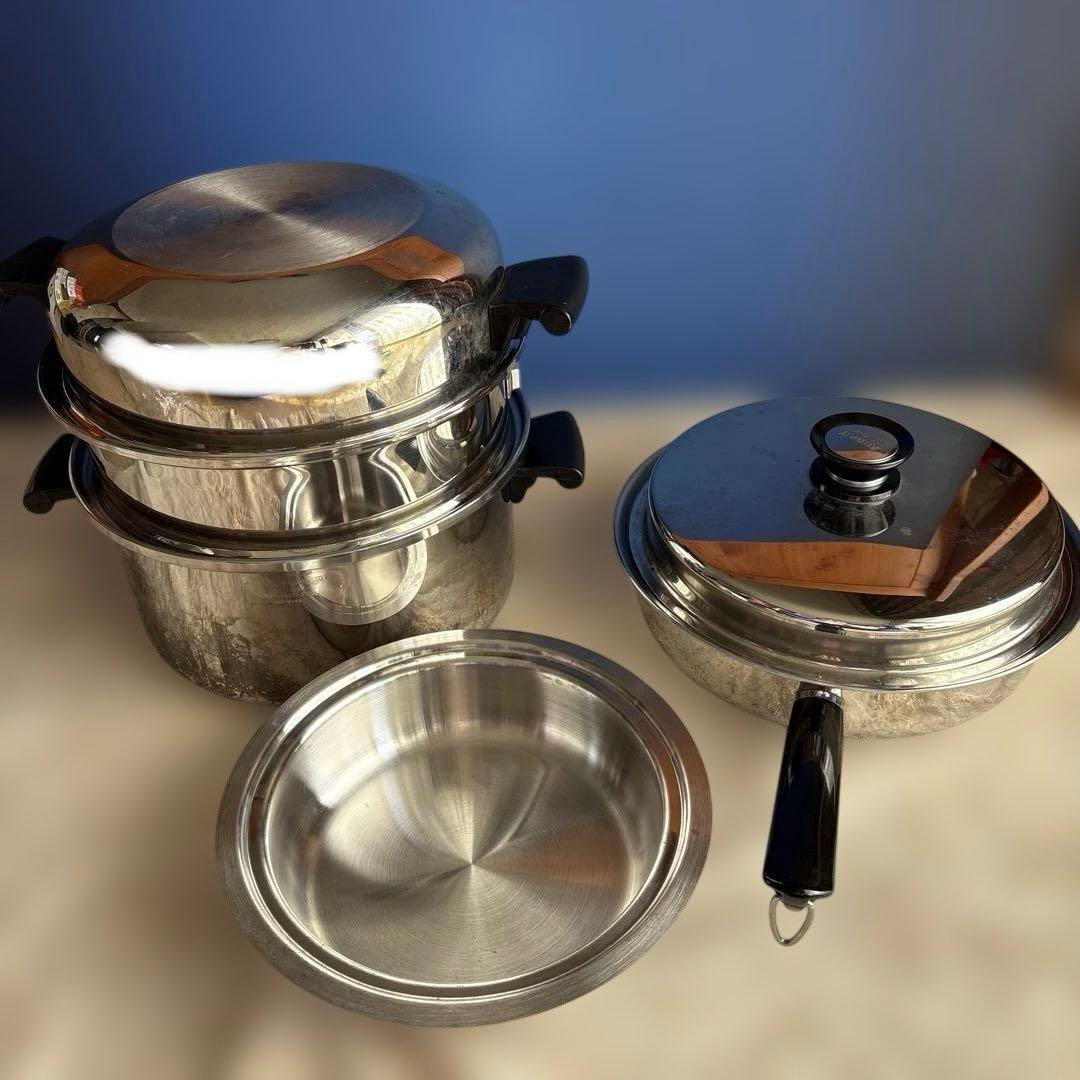 アムウェイ　6Lシチューパンセット　大フライパンセット　花ふきん アムウェイ 6Lシチューパンセット 大フライパンセット 花ふきん 2024年