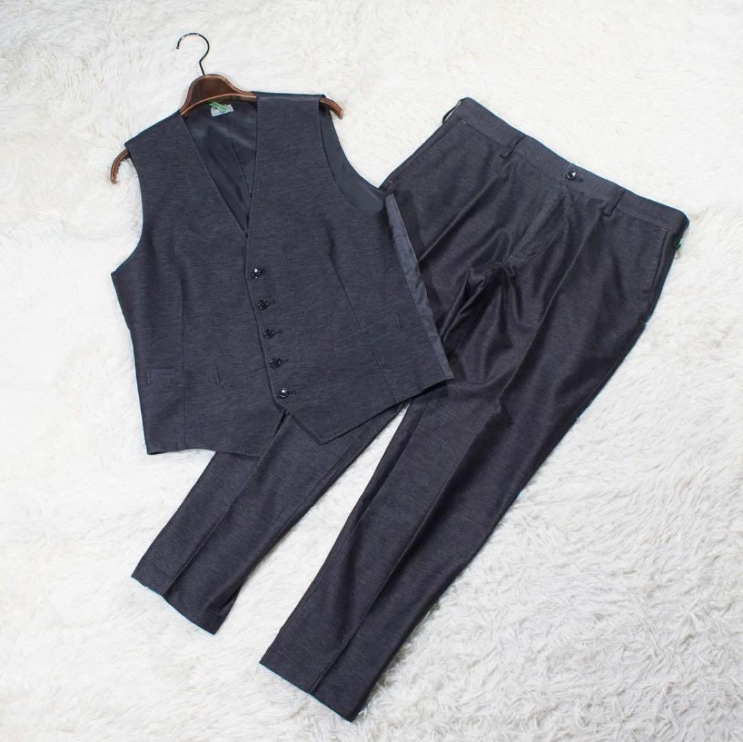 人気 セルビッチ《P.S.FA×EDWIN》スリーピース(L)グレー 光沢