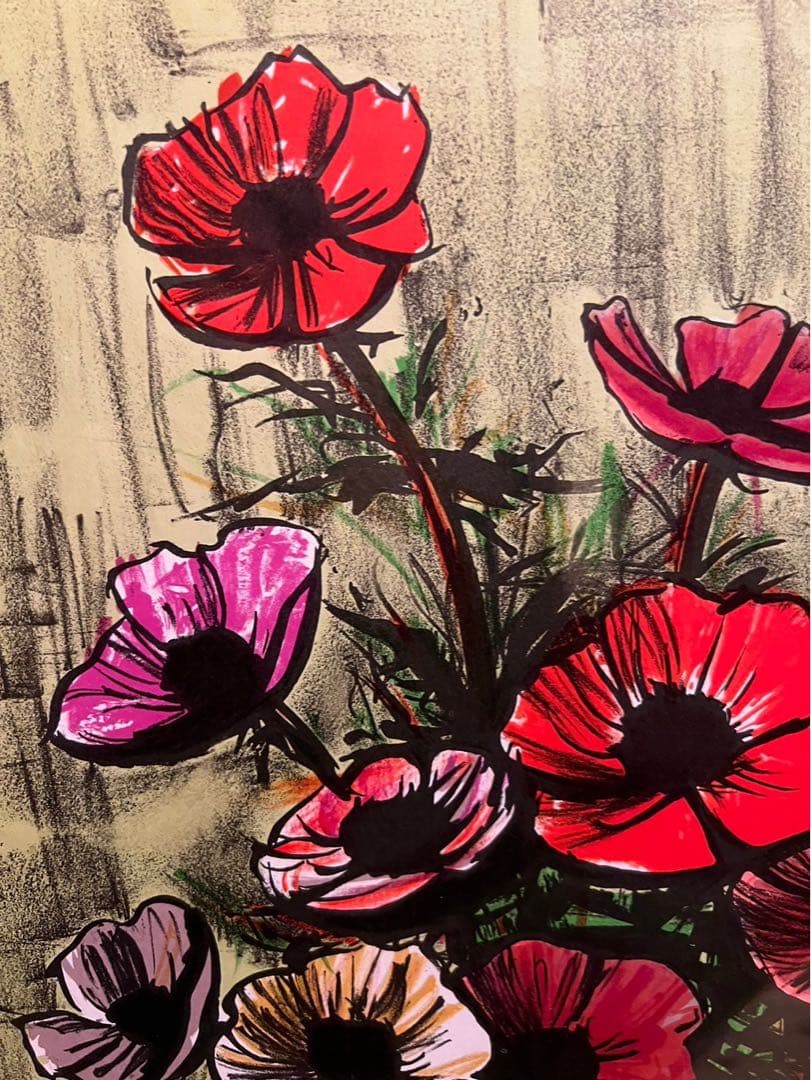 jordan23様専用＊ベルナール・ビュッフェ アネモネ 額縁 アート